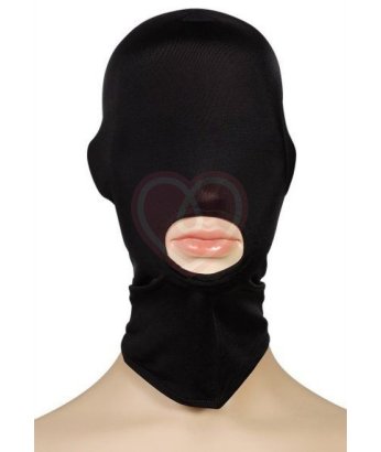 Закрытая маска-шлем на голову с отверстием для рта