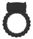 Эрекционное кольцо с вибрацией чёрное