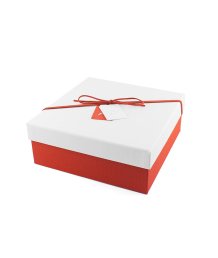 Подарочная коробка с бантиком 20х20 см