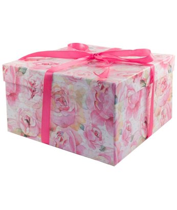 Подарочная коробка Розы 17х17 см