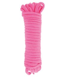 Хлопковая верёвка Sweet Caress для бондажа 10 м розовая