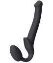 Безремневой гибкий страпон Bendable Strap-on-me S 24 см чёрный 