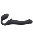 Безремневой гибкий страпон Bendable Strap-on-me M 24,5 см чёрный