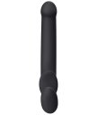 Безремневой гибкий страпон Bendable Strap-on-me XL 25,5 см чёрный