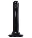 Фаллоимитатор с изгибом и присоской Strap-on-me S чёрный 16,5 см