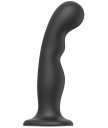 Фаллоимитатор с изгибом Strap-On-Me Dildo Plug P&G размер S 14 см черный