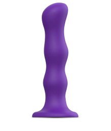 Фаллоимитатор с шариками Strap-On-Me Dildo Geisha Ball размер XL 17,7 см фиолетовый