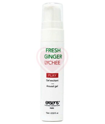 Охлаждающий гель Exsens Fresh Ginger Lychee личи и имбирь 15 мл