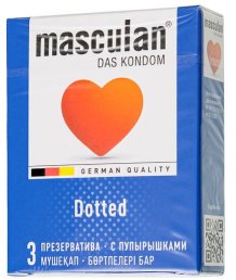 Презервативы с пупырышками Masculan Classic Dotty 3 шт