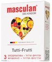 Презервативы Masculan Ultra Tutti-Frutti с ароматом Тутти-Фрутти 3 шт