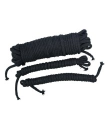Набор хлопковых верёвок для связывания Bad Kitty Exotic Wear Bondage чёрные