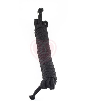 Хлопковая верёвка Shibari Bondage для связывания Шибари 3м чёрная