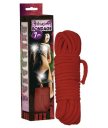 Хлопковая верёвка Shibari Bondage для связывания Шибари 7м красная