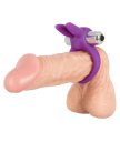 Виброкольцо со стимулятором клитора Smile Rabbit фиолетовое