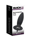Анальная вибропробка Black Velvets Recharge Plug размер M чёрная