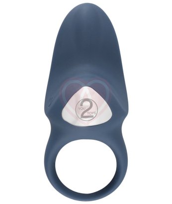 Эрекционное виброкольцо с клиторальным стимулятором Vibrating Cock Ring