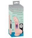 Реалистичный пульсирующий вибратор на присоске Medical Silicone Pulsating Vibrator