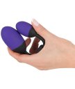 Анальный и вагинальный шарики GoGasm чёрно-фиолетовые
