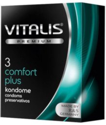 Презервативы анатомической формы Vitalis Premium Comfort Plus 3 шт