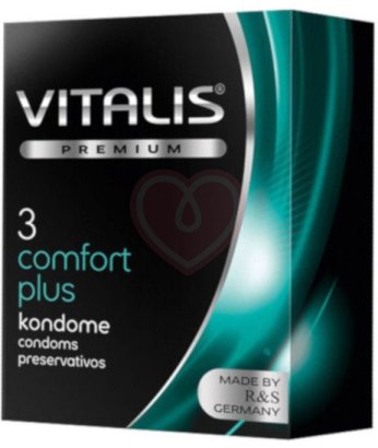 Презервативы анатомической формы Vitalis Premium Comfort Plus 3 шт