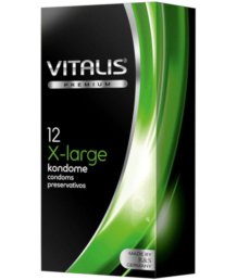 Презервативы увеличенного размера Vitalis Premium X-Large 12 шт