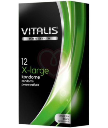 Презервативы увеличенного размера Vitalis Premium X-Large 12 шт