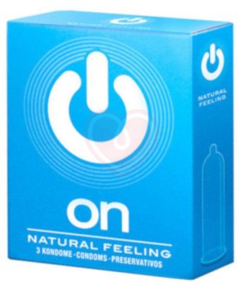 Классические презервативы On Natural Feeling 3 шт 