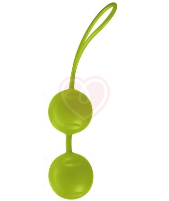 Вагинальные шарики Joyballs Trend матовые зелёные