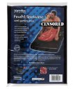 Виниловая простынь на резинке Fetish 180х260 см чёрная