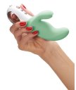 Вибратор со стимулятором клитора и точки G Fun Factory MiSS Bi фисташковый