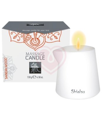 Массажная свеча Shiatsu Massage Candle с ароматом cандала 130 г