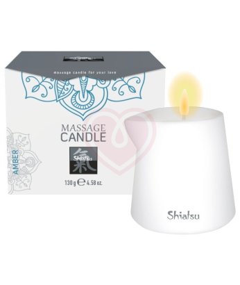 Массажная свеча Shiatsu Massage Candle с ароматом амбры 130 г