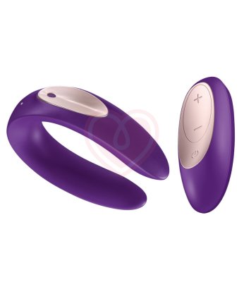 Стимулятор для пар с пультом управления Satisfyer Partner Toy Plus Remote фиолетовый