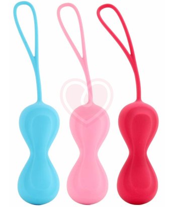 Набор из 3 вагинальных шариков со смещённым центром Satisfyer Balls Vibration