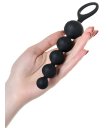 Набор из 2 анальных цепочек Satisfyer Beads чёрный