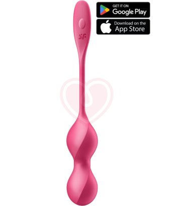 Вагинальные шарики с вибрацией Satisfyer Love Birds 1 красные