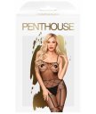 Кэтсьют из мелкой сетки с узором Penthouse Firecracker