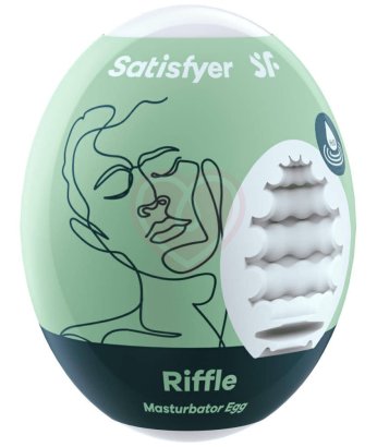 Мини-мастурбатор Satisfyer Masturbator Egg Riffle