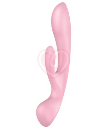 Вибратор-массажёр с 3 моторами Satisfyer Triple Oh розовый