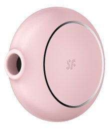 Круглый вакуумный вибростимулятор Satisfyer Pro To Go 3 розовый