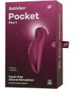 Вакуумый вибростимулятор клитора Satisfyer Pocket Pro 1 бордовый