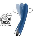 Вибратор с ротацией Satisfyer Spinning Vibe 1 синий