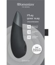 Бесконтактный клиторальный стимулятор с вибрацией Womanizer Enhance чёрный