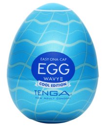 Мастурбатор яйцо Tenga Egg Wavy II Cool с охлаждающим эффектом