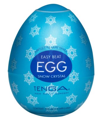 Мастурбатор яйцо Tenga Egg Snow Crystal с охлаждающим эффектом