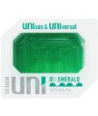 Мини мастурбатор Tenga Uni Emerald зелёный