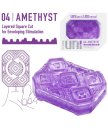 Мини мастурбатор Tenga Uni Amethyst фиолетовый