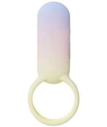 Эрекционное кольцо с клиторальной стимуляцией Iroha SVR Misora бежевое