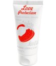 Ароматизированный лубрикант Love Protection Strawberry 50 мл клубника