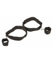 Фиксаторы Bondage Collection Thigh and Wrist Cuffs черные